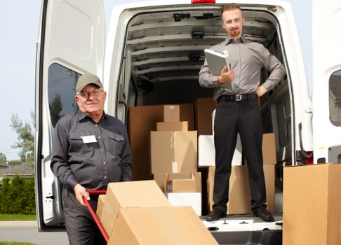 Illustration representing accessible removals in Camden