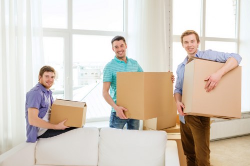 Removal company planning a move in Camden with a checklist