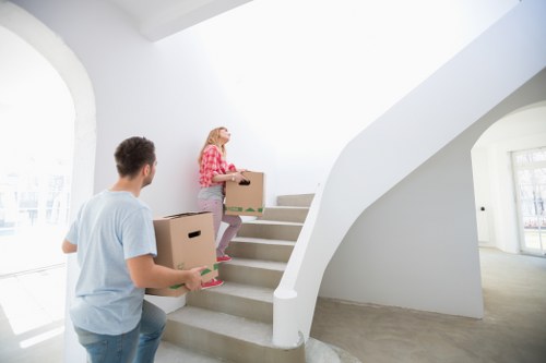 Safe handling of large furniture items during Camden removals