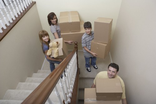 Safe loading and securing items inside a moving truck